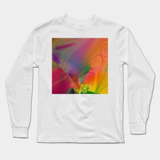 abstract colorful design Long Sleeve T-Shirt